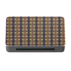 Black Brown Gold Stripes Memory Card Reader With Cf by yoursparklingshop