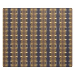 Black Brown Gold Stripes Double Sided Flano Blanket (small)  by yoursparklingshop