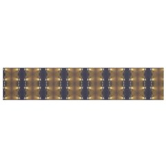 Black Brown Gold Stripes Flano Scarf (small) by yoursparklingshop