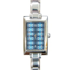 Blue Diamonds Of The Sea 1 Rectangle Italian Charm Watch by yoursparklingshop