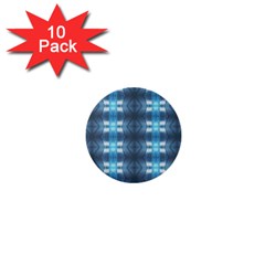 Blue Diamonds Of The Sea 1 1  Mini Buttons (10 Pack)  by yoursparklingshop