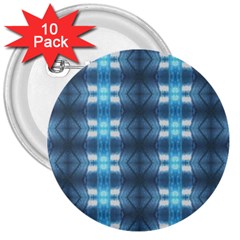 Blue Diamonds Of The Sea 1 3  Buttons (10 Pack)  by yoursparklingshop