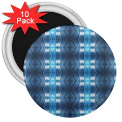 Blue Diamonds Of The Sea 1 3  Magnets (10 Pack)  by yoursparklingshop