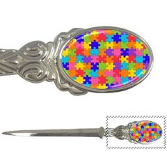 Funny Colorful Jigsaw Puzzle Letter Openers