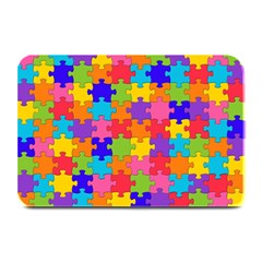 Funny Colorful Jigsaw Puzzle Plate Mats