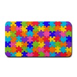 Funny Colorful Jigsaw Puzzle Medium Bar Mats 16 x8.5  Bar Mat