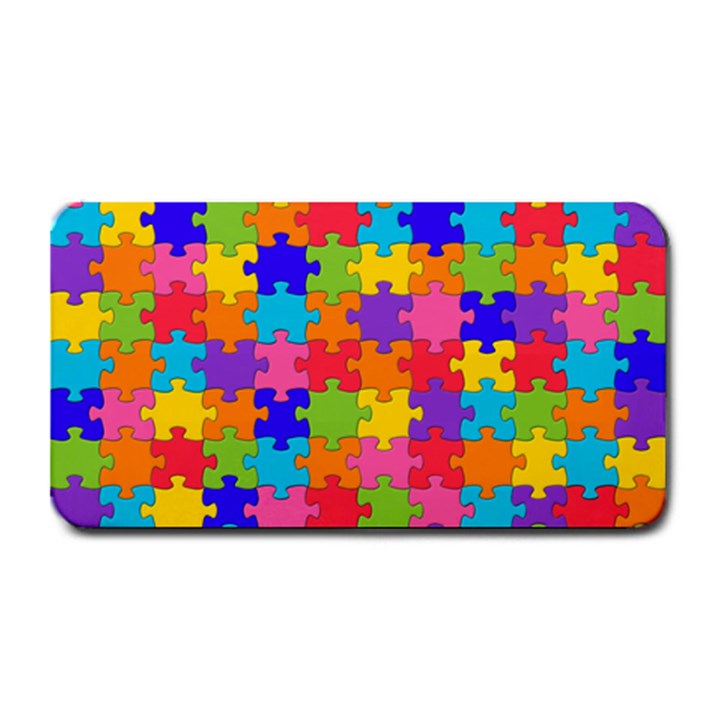 Funny Colorful Jigsaw Puzzle Medium Bar Mats