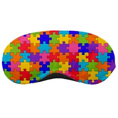 Funny Colorful Jigsaw Puzzle Sleeping Masks by yoursparklingshop