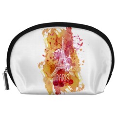 Paris   Mon Amour   With Watercolor Accessory Pouches (large)  by TastefulDesigns