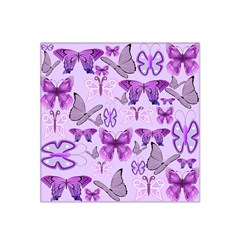 Purple Awareness Butterflies Satin Bandana Scarf by FunWithFibro