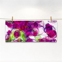 Violet Hand Towel by SugaPlumsEmporium