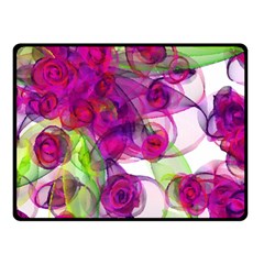 Violet Fleece Blanket (small) by SugaPlumsEmporium