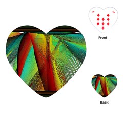 Stained Glass Window Playing Cards (heart)  by SugaPlumsEmporium