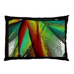 Stained Glass Window Pillow Case (two Sides) by SugaPlumsEmporium