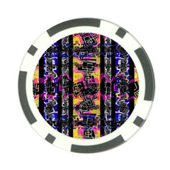 Urban Tribal Stripes Poker Chip Card Guards by dflcprints