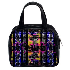 Urban Tribal Stripes Classic Handbags (2 Sides) by dflcprints