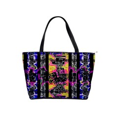 Urban Tribal Stripes Shoulder Handbags by dflcprints