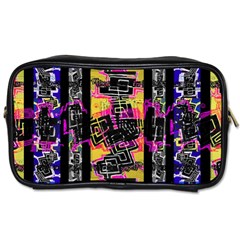 Urban Tribal Stripes Toiletries Bags by dflcprints