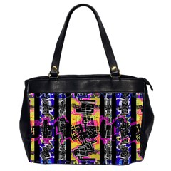 Urban Tribal Stripes Office Handbags (2 Sides)  by dflcprints