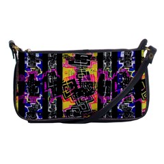 Urban Tribal Stripes Shoulder Clutch Bags by dflcprints