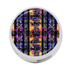 Urban Tribal Stripes 4-port Usb Hub (one Side) by dflcprints