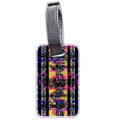 Urban Tribal Stripes Luggage Tags (two Sides) by dflcprints