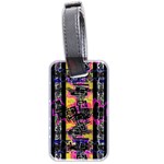 Urban Tribal Stripes Luggage Tags (Two Sides) Back