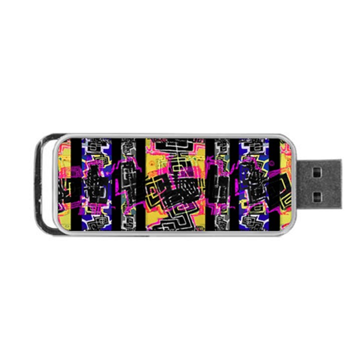 Urban Tribal Stripes Portable USB Flash (One Side)