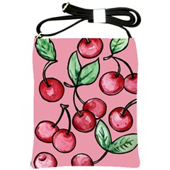 Cherry Pattern Shoulder Sling Bags by BubbSnugg