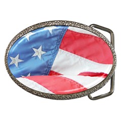 Folded American Flag Belt Buckles by StuffOrSomething