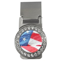 Folded American Flag Money Clips (cz)  by StuffOrSomething