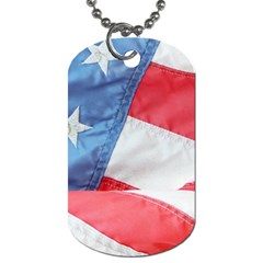 Folded American Flag Dog Tag (two Sides) by StuffOrSomething