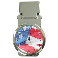 Folded American Flag Money Clip Watches by StuffOrSomething