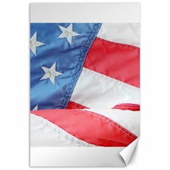 Folded American Flag Canvas 24  X 36  by StuffOrSomething