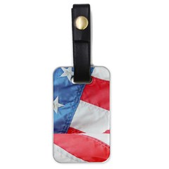 Folded American Flag Luggage Tags (one Side)  by StuffOrSomething