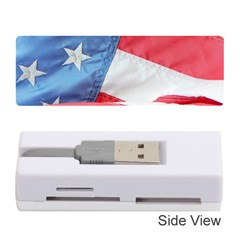 Folded American Flag Memory Card Reader (stick)  by StuffOrSomething