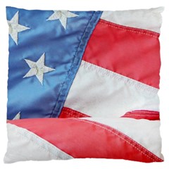 Folded American Flag Large Cushion Case (two Sides) by StuffOrSomething