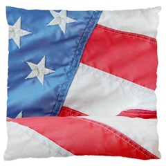 Folded American Flag Standard Flano Cushion Case (one Side) by StuffOrSomething