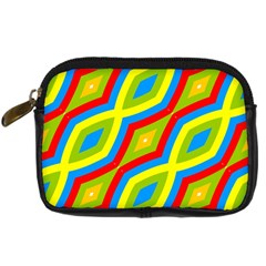 Colorful Chains                    	digital Camera Leather Case by LalyLauraFLM