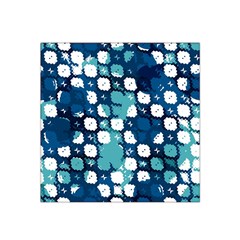 Blue Texture                       Satin Bandana Scarf by LalyLauraFLM