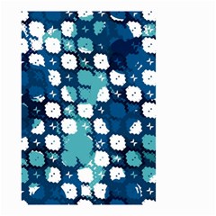 Blue Texture                       Small Garden Flag by LalyLauraFLM