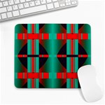 Vertical stripes and other shapes                        			Large Mousepad Front