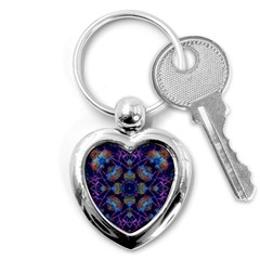 Ornate Mosaic Key Chains (heart)  by dflcprints