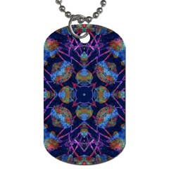 Ornate Mosaic Dog Tag (one Side) by dflcprints