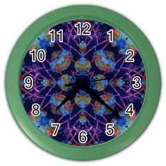 Ornate Mosaic Color Wall Clocks by dflcprints