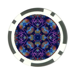 Ornate Mosaic Poker Chip Card Guards by dflcprints