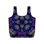 Ornate Mosaic Full Print Recycle Bags (S)  Front