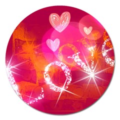 Love Magnet 5  (round) by SugaPlumsEmporium