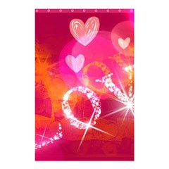 Love Shower Curtain 48  X 72  (small)  by SugaPlumsEmporium