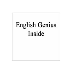 English Genius Inside Satin Bandana Scarf by Supernova23